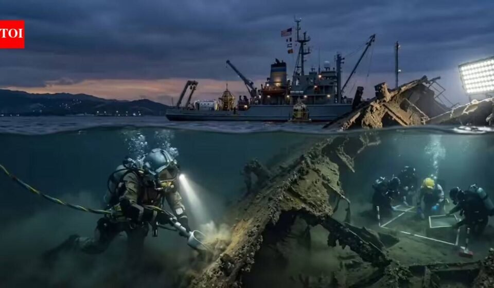 Lost 1944 Hellship finally found 160 feet below seafloor | World News