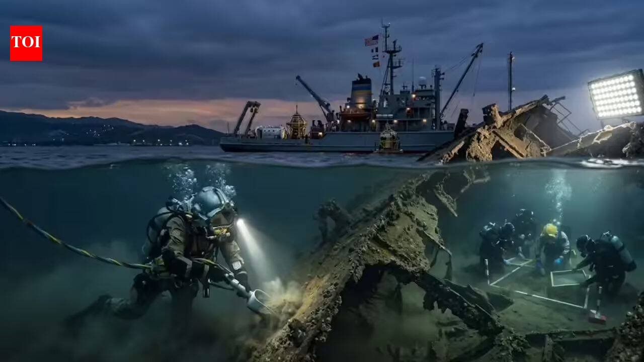Lost 1944 Hellship finally found 160 feet below seafloor | World News