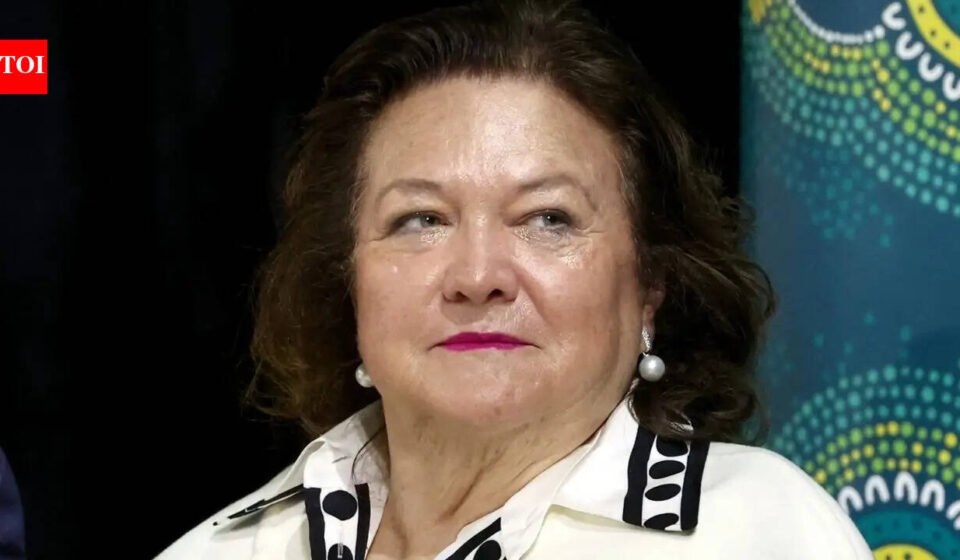 Meet Gina Rinehart: Australia's richest woman, who just invested $1.4 billion in Elon Musk's SpaceX | World News