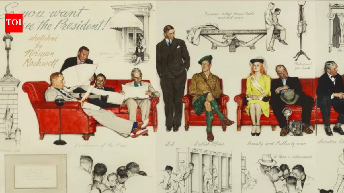 Norman Rockwell's White House painting that sparked lawsuits, sold for $7.25 million and inspired WWII love story | Now on public display | World News