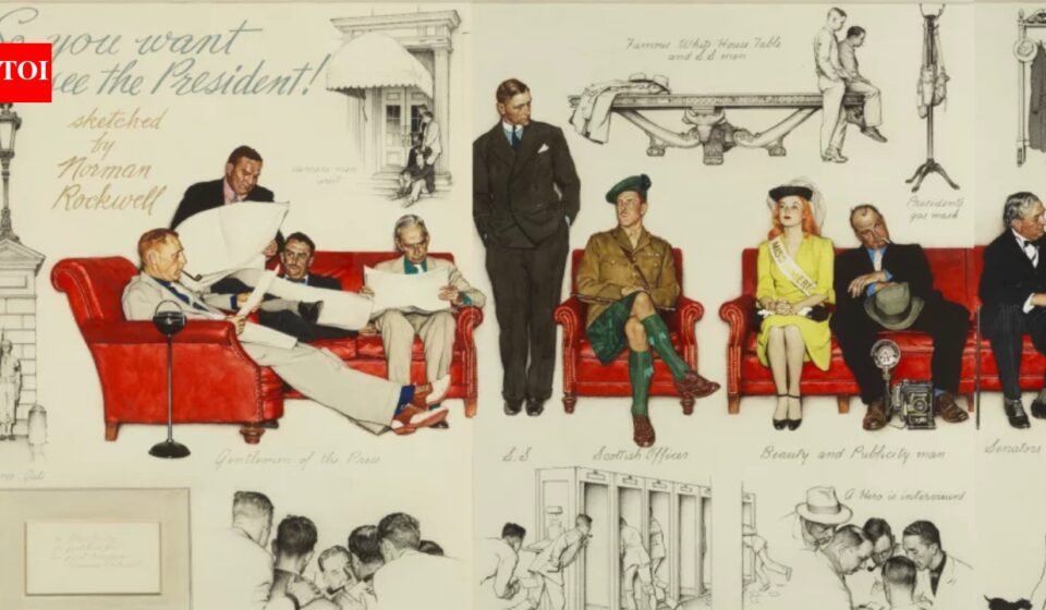 Norman Rockwell's White House painting that sparked lawsuits, sold for $7.25 million and inspired WWII love story | Now on public display | World News