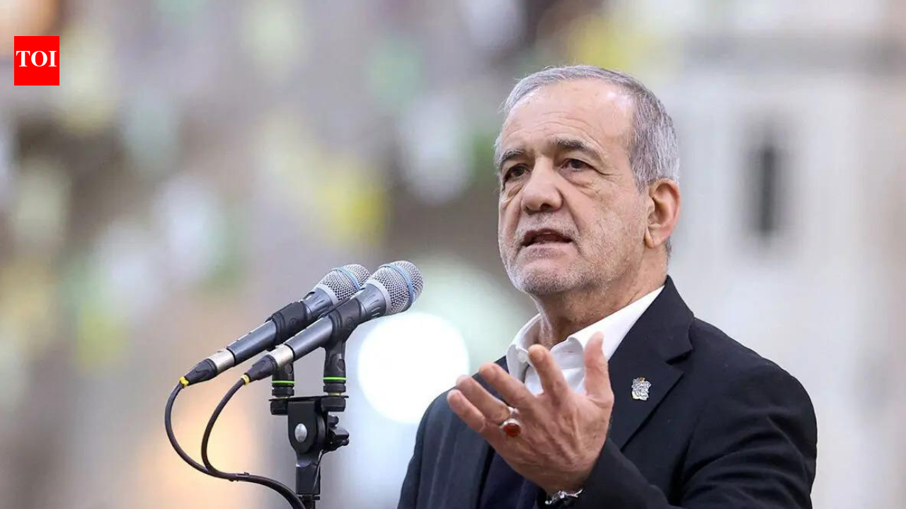 Reports claim that Iranian President Pezeshkian sent a resignation letter to the supreme leader over the control of the Islamic Revolutionary Guard Corps; officials deny the claim