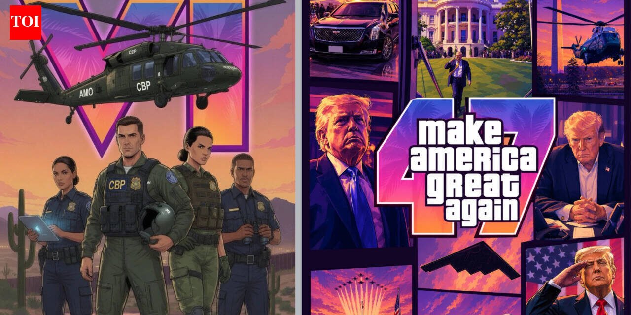 Rockstar Games' two-word response after White House, Trump officials use GTA 6-style poster on social media accounts