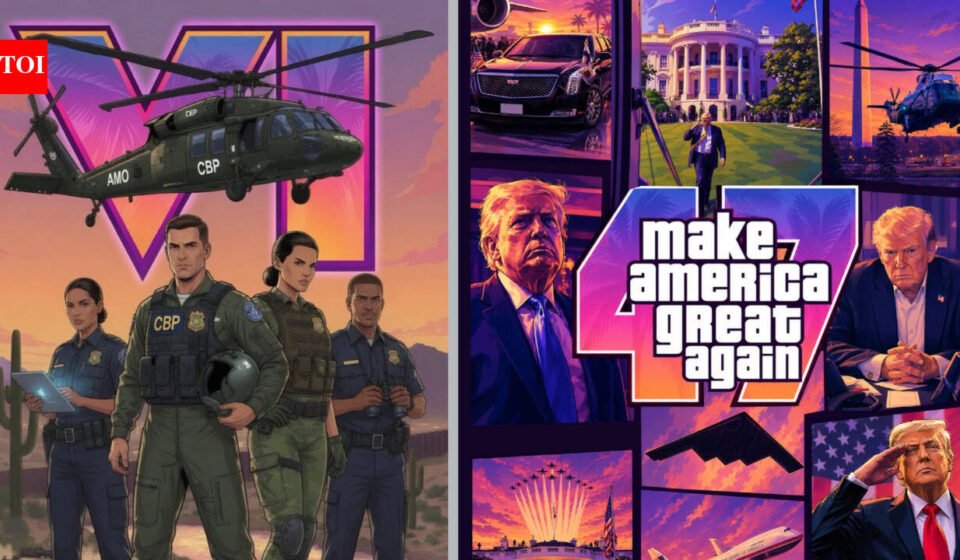 Rockstar Games' two-word response after White House, Trump officials use GTA 6-style poster on social media accounts