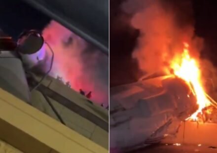 Texas plane crash: Video captures rescuers trying to rescue people through cockpit window