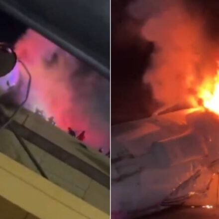 Texas plane crash: Video captures rescuers trying to rescue people through cockpit window