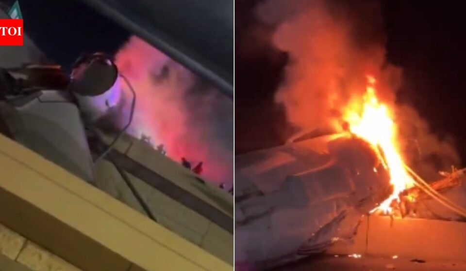 Texas plane crash: Video captures rescuers trying to rescue people through cockpit window