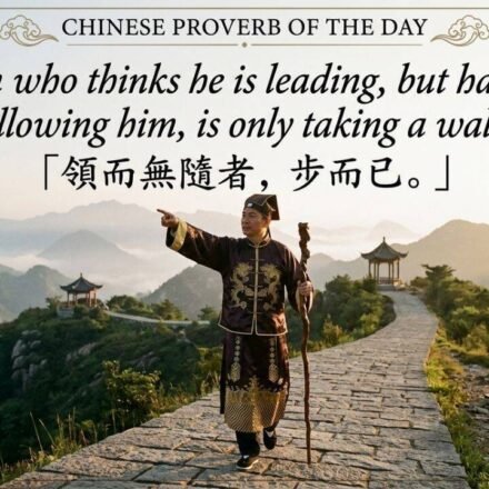 There is a proverb in China today: "A person thinks he is a leader, but no one follows him, he just..." - This is a sharp little test for anyone who calls himself a leader | World News