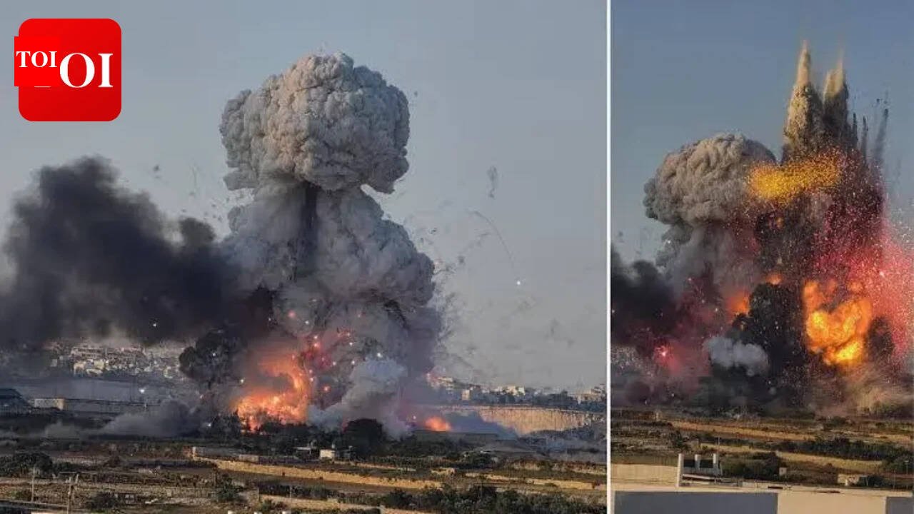 'Thick smoke': Explosion at fireworks factory in northern Malta injures at least two people
