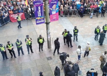 Thousands attend anti-racism rally in Belfast after knife attack sparks anti-immigration violence