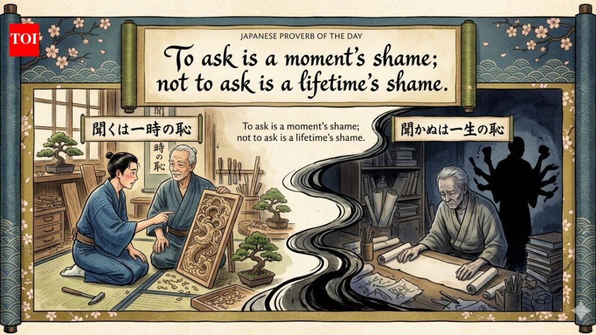 Today's Japanese Proverb: "Asking is a momentary shame; not asking is..." - Why giving up your self-esteem for an awkward question can pay off for years | World News