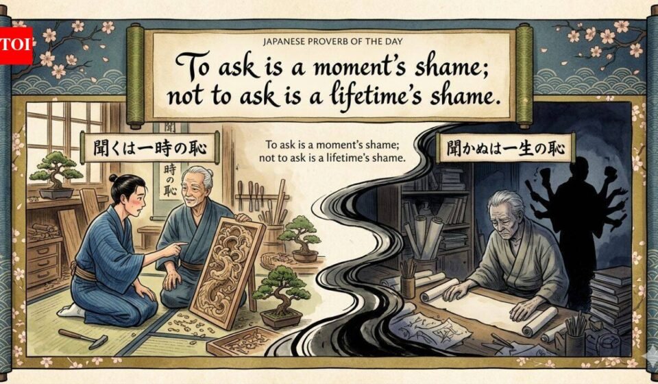 Today's Japanese Proverb: "Asking is a momentary shame; not asking is..." - Why giving up your self-esteem for an awkward question can pay off for years | World News
