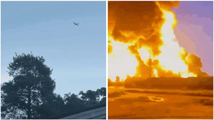 Ukraine drone strikes: Watch: Ukrainian drone strikes St. Petersburg area again; Russia claims Kharkov village captured

