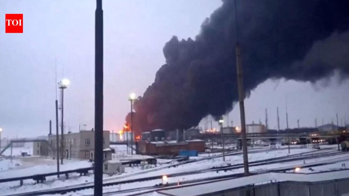 Ukrainian drone attacks Russian oil facilities, killing one