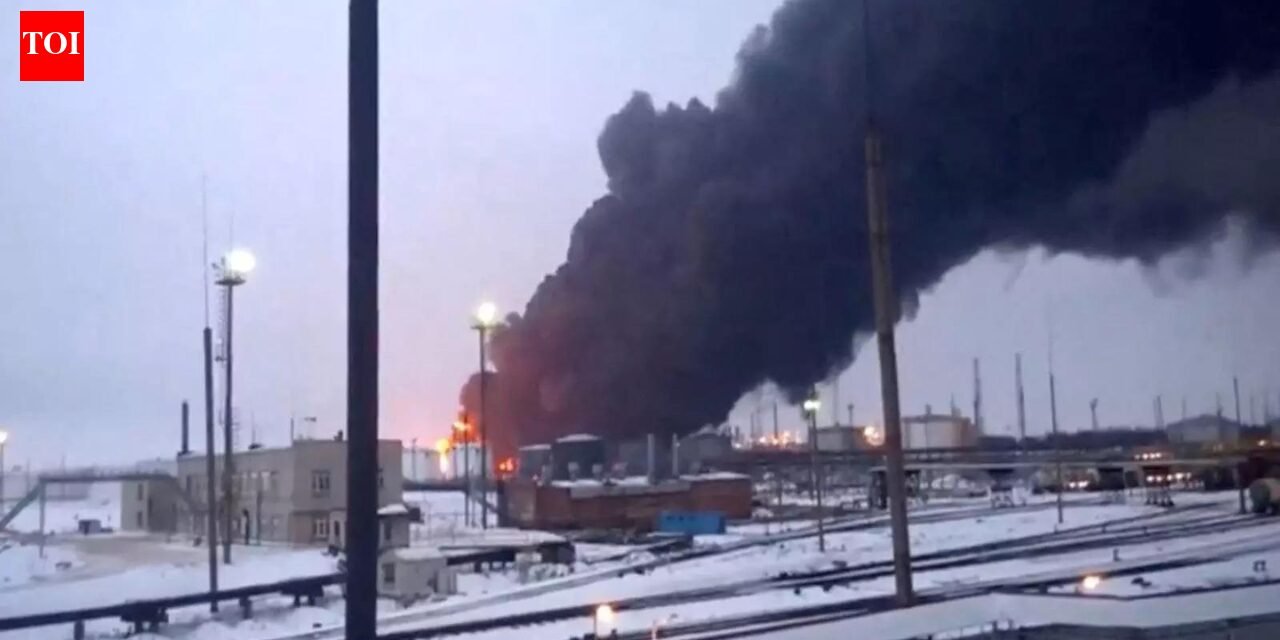 Ukrainian drone attacks Russian oil facilities, killing one