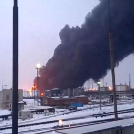 Ukrainian drone attacks Russian oil facilities, killing one