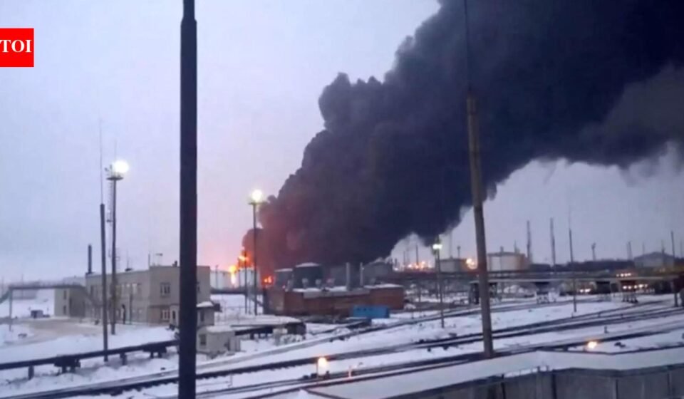 Ukrainian drone attacks Russian oil facilities, killing one