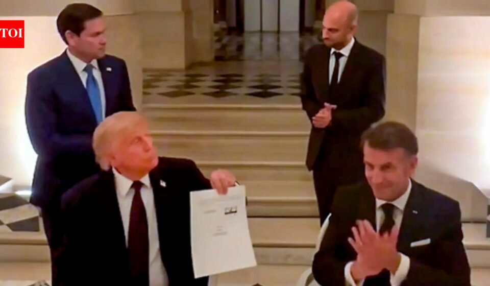 Versailles II: Trump signed Iran deal in a place historians don't recommend