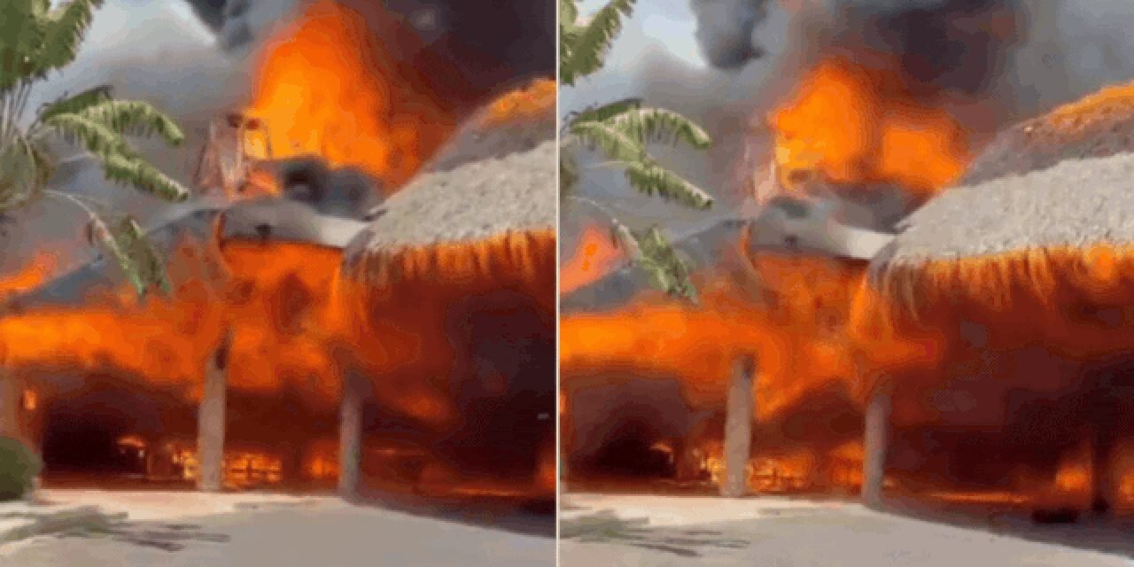 WATCH: Fire engulfs Dominican Republic beach hotel; 1 dead, 1,700 evacuated
