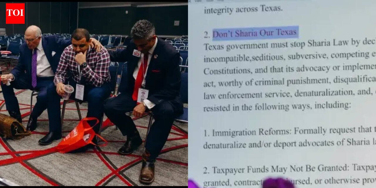 'We don't want Sharia law in Texas': Muslim Republican members demand to leave US Republican convention if they don't become Christians