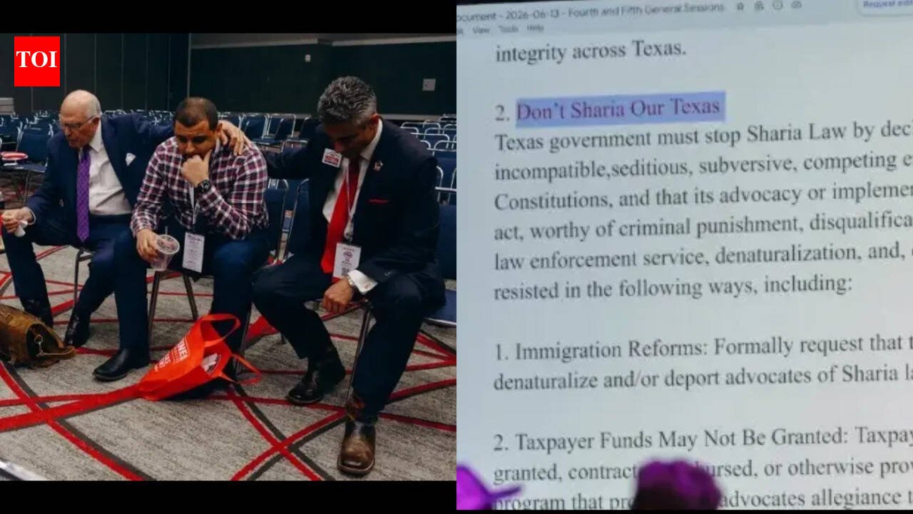 'We don't want Sharia law in Texas': Muslim Republican members demand to leave US Republican convention if they don't become Christians