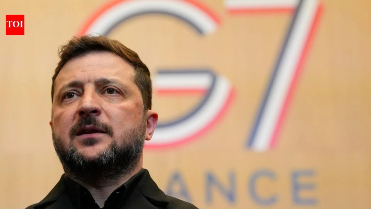 Zelensky says G7 agrees to ensure 'support' for Ukraine's 'defence and energy resilience'