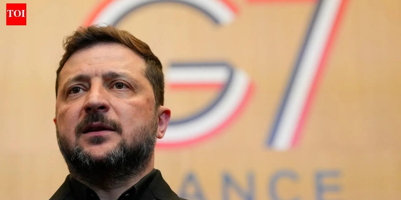 Zelensky says G7 agrees to ensure 'support' for Ukraine's 'defence and energy resilience'