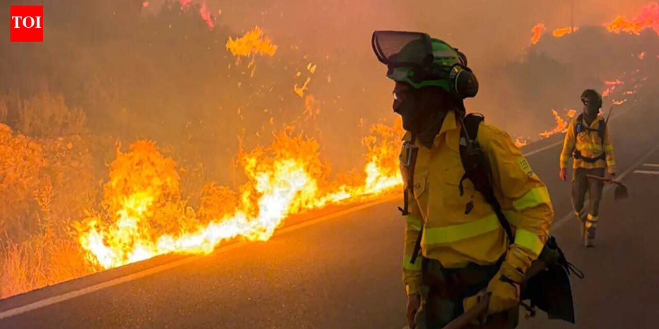 12 killed in Spanish wildfires, 23 foreigners missing