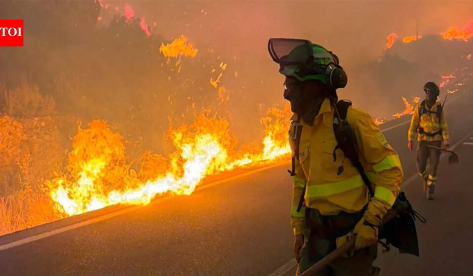 12 killed in Spanish wildfires, 23 foreigners missing