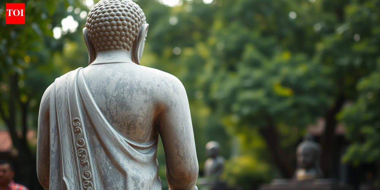 A Thai religious proverb of the time: "Gold foil on the back of the Buddha statue" inspires us to do good deeds when no one is watching