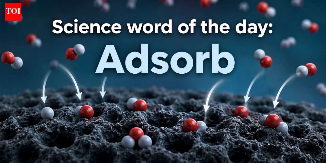 Adsorb: Daily Science Word: Adsorb, know what it means, who introduced the word, and its practical applications |