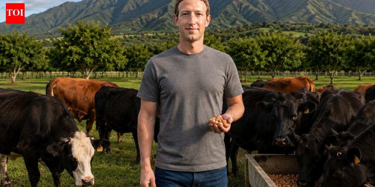 After building a tech empire, Mark Zuckerberg is feeding his cows beer and macadamia nuts as he aims to create the world's best beef | World News