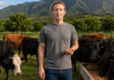 After building a tech empire, Mark Zuckerberg is feeding his cows beer and macadamia nuts as he aims to create the world's best beef | World News
