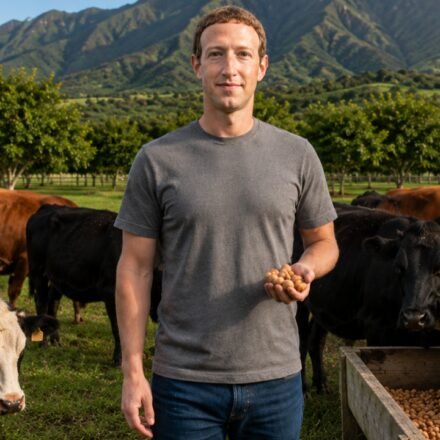 After building a tech empire, Mark Zuckerberg is feeding his cows beer and macadamia nuts as he aims to create the world's best beef | World News