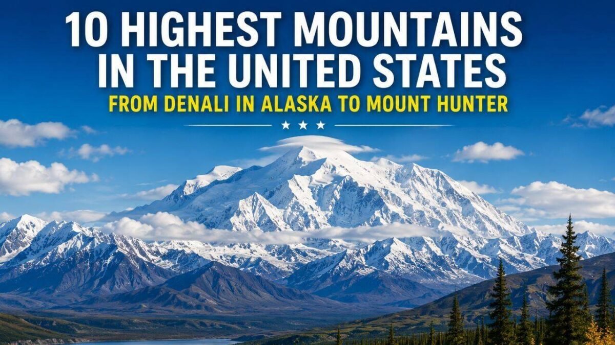 America's 10 Tallest Mountains: From Alaska's Denali to Mount Hunter | World News