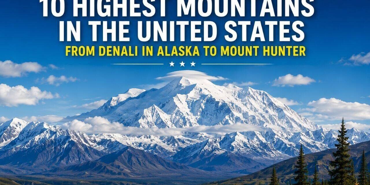 America's 10 Tallest Mountains: From Alaska's Denali to Mount Hunter | World News