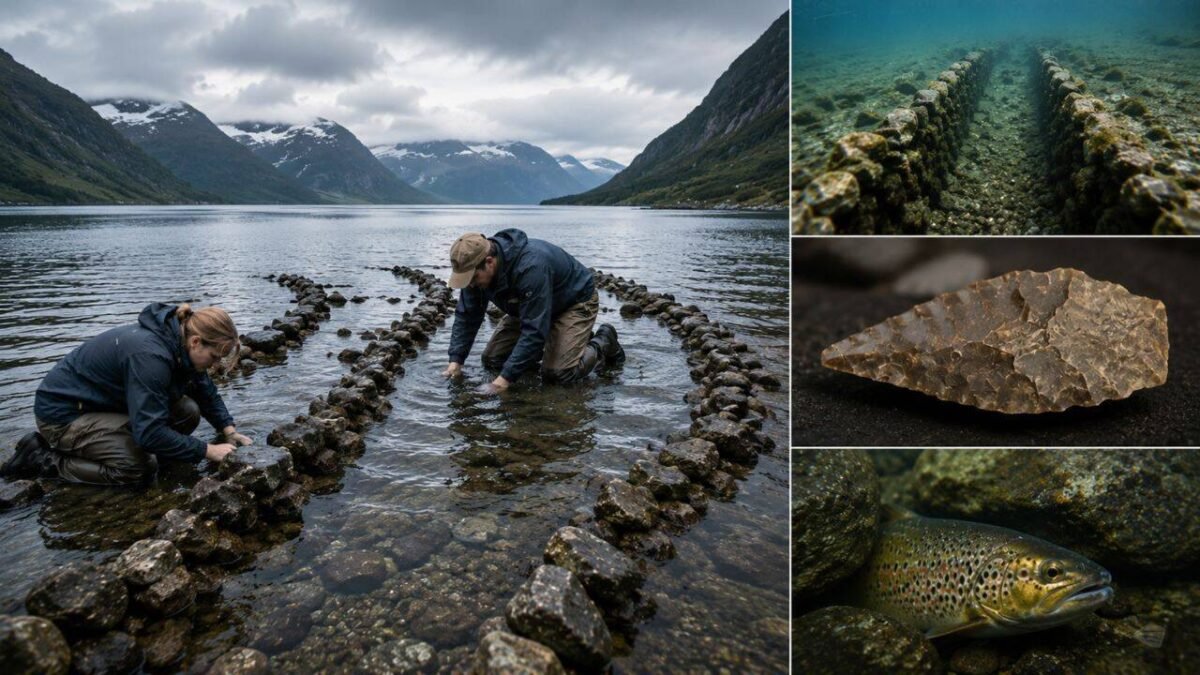 Archaeologists discover 7,000-year-old fish trap, rewriting story of life before farming in Scandinavia World News