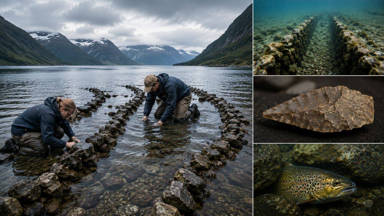 Archaeologists discover 7,000-year-old fish trap, rewriting story of life before farming in Scandinavia World News