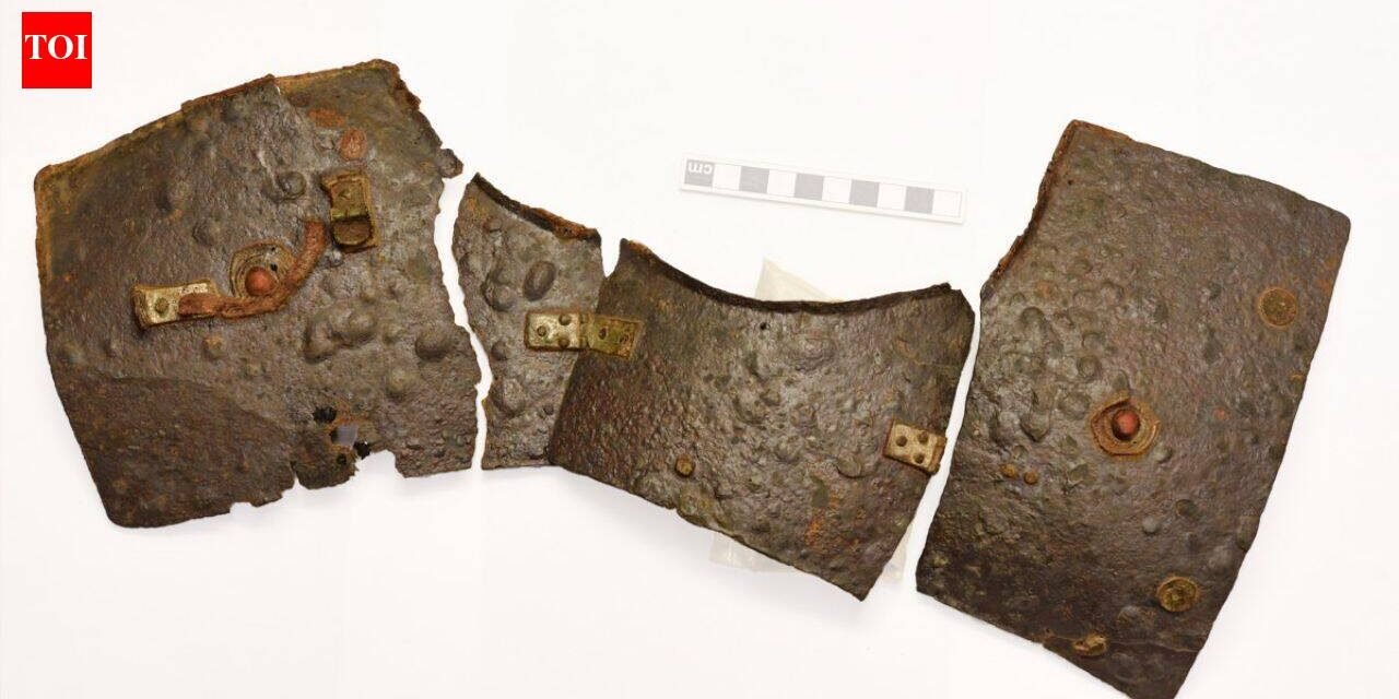 Archaeologists have discovered the world's oldest nearly complete piece of Roman armor, which may reveal the fate of a missing Roman legionnaire | World News