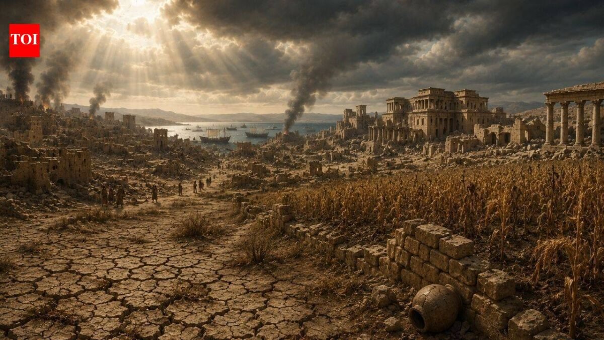 Around 1200 BC, major Mediterranean civilizations began to collapse; scientists have now reconstructed the climate conditions surrounding the crisis
