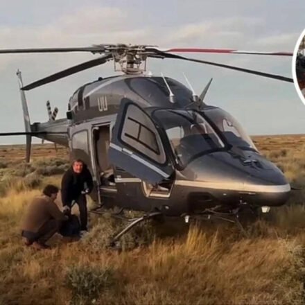 Australian father and son's car got stuck in a storm and they were stranded in the outback for 12 hours; billionaire Tim Roberts happened to save them in a helicopter