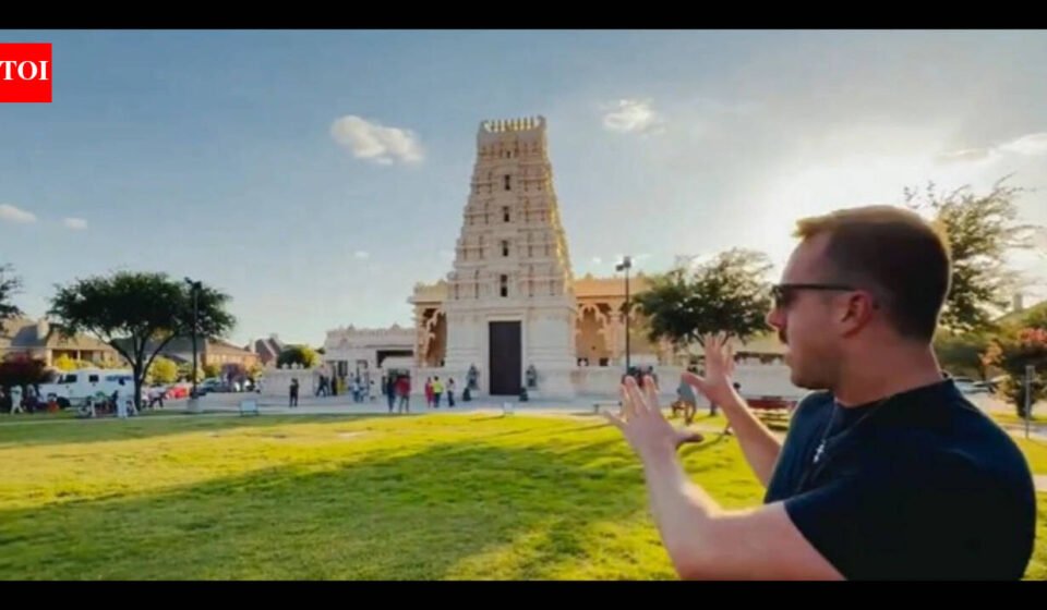 Being American means nothing: MAGA influencer stands in front of Hindu temple to slam children of H-1B visa holders ahead of July 4th