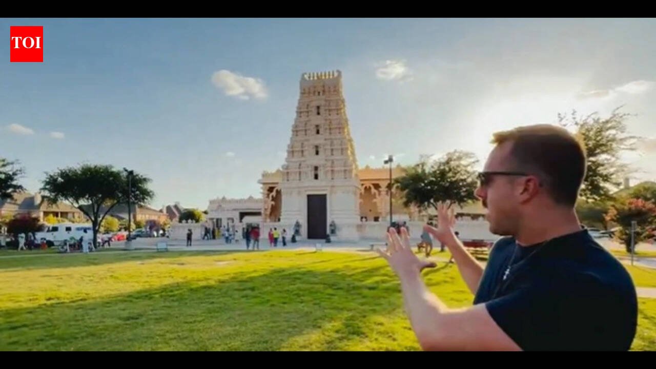 Being American means nothing: MAGA influencer stands in front of Hindu temple to slam children of H-1B visa holders ahead of July 4th