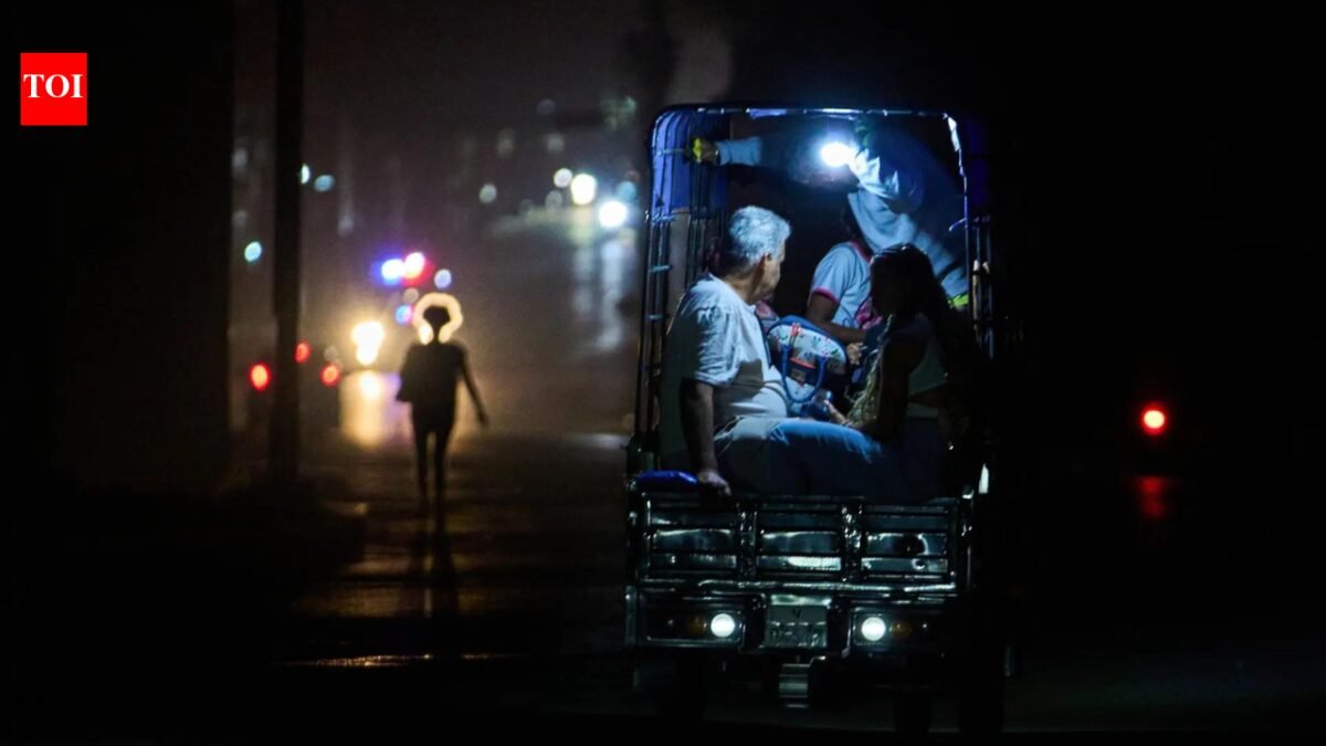 Cuba's national power grid collapsed, leaving nearly 10 million people in darkness