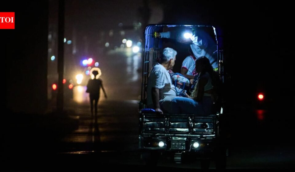 Cuba's national power grid collapsed, leaving nearly 10 million people in darkness