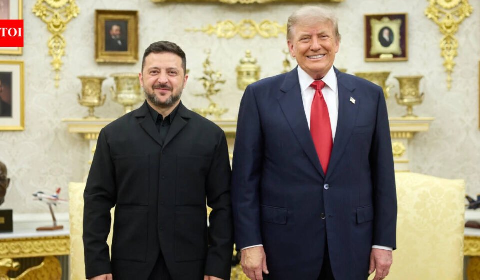 Donald Trump: Donald Trump, Zelensky discuss Patriot production, Russia peace talks at White House