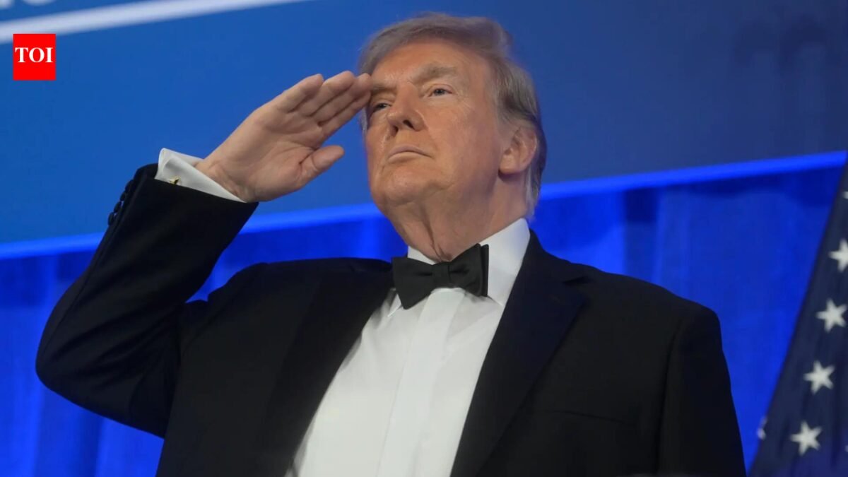 Donald Trump returns to White House Correspondents' Dinner after shooting forced to postpone for months