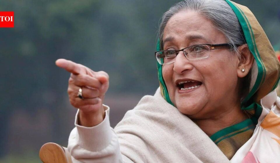 Don't play Sheikh Hasina's speech: Bangladesh warns its media