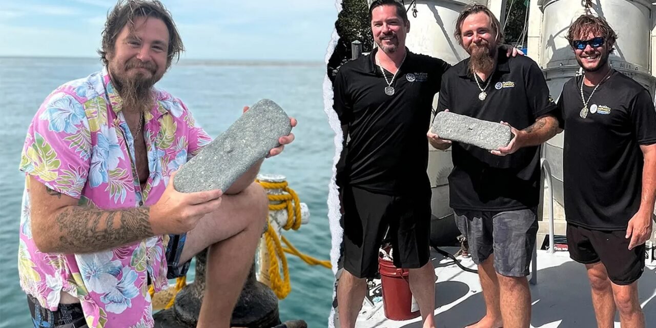 Florida treasure hunter scouring a 400-year-old shipwreck finds a rare 22.5-pound silver bar worth up to $100,000 | World News