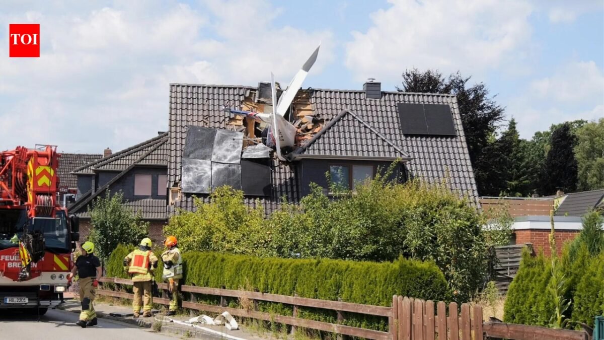 German small plane crashes into house, killing two